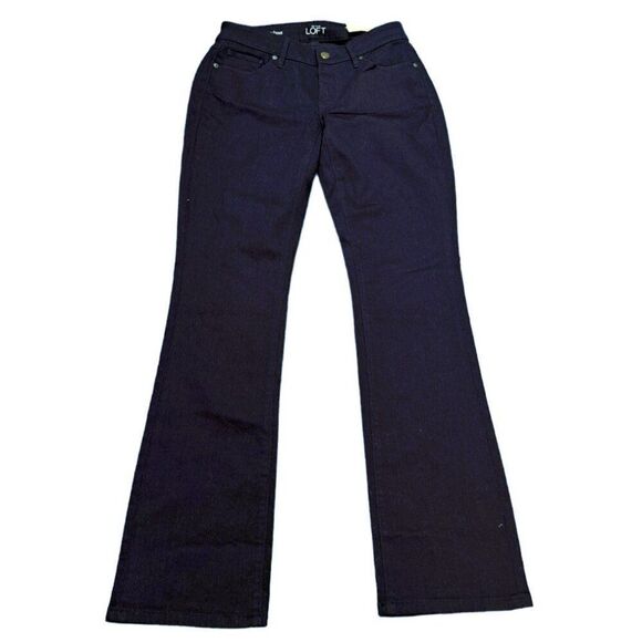 Ann Taylor LOFT Women's Dark Denim Curvy Sexy Boot Sz 28 - Picture 4 of 9